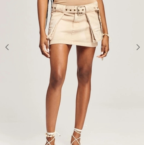 SER.O.YA Lia Skirt Sand Dune NWT - Picture 1 of 14